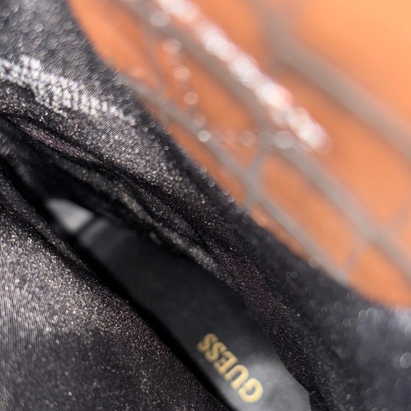 Guess Women’s Marney Western Calf Brown Crocodile Heeled Boots - Picture 2 of 5